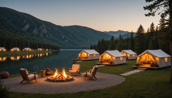 Notre sélection de campings haut de gamme abordables