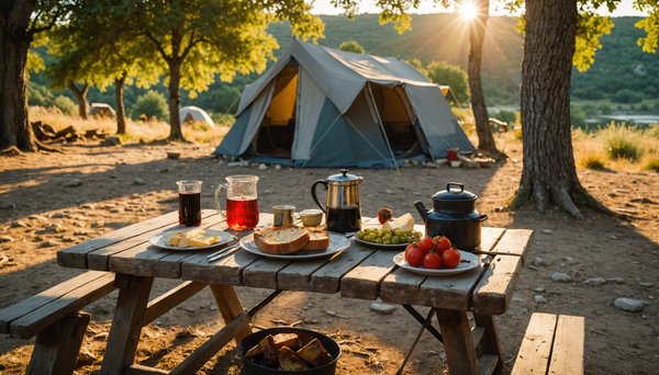 Conseils pour manger et boire à un prix abordable en camping en Ardèche (France)