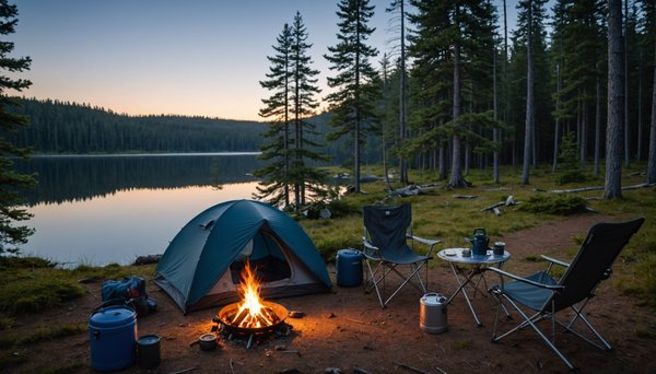 Comment camper avec un budget limité
