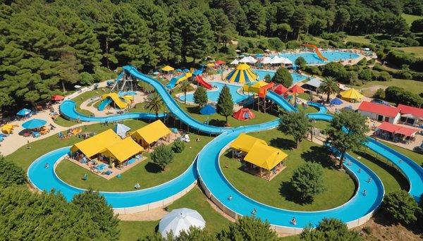 Camping avec parc aquatique à biarritz : vacances au pays basque
