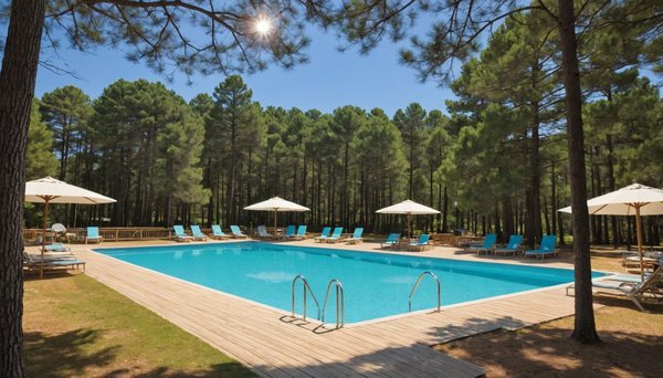 Passer l'été dans un camping avec piscine chauffée dans les Landes